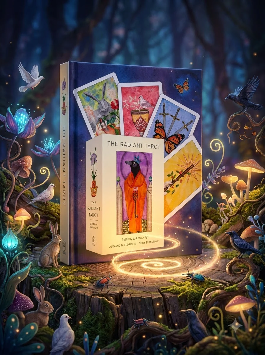 The Radiant Tarot: Pathway to Creativity (78 Cards, Full-Color Guide Book, Deluxe Keepsake Box)