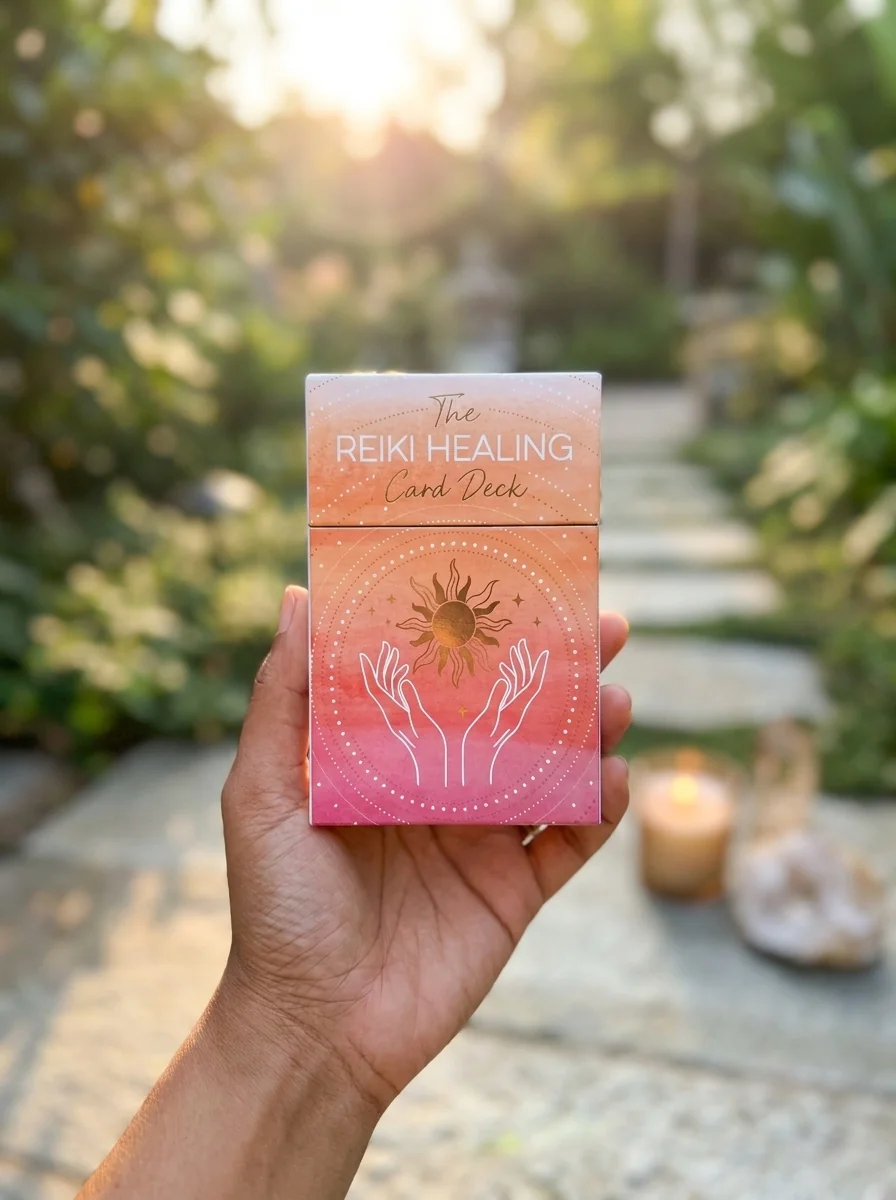 The Reiki Healing Card Deck: 52 Beautiful Cards with a Booklet Guide — photo 2