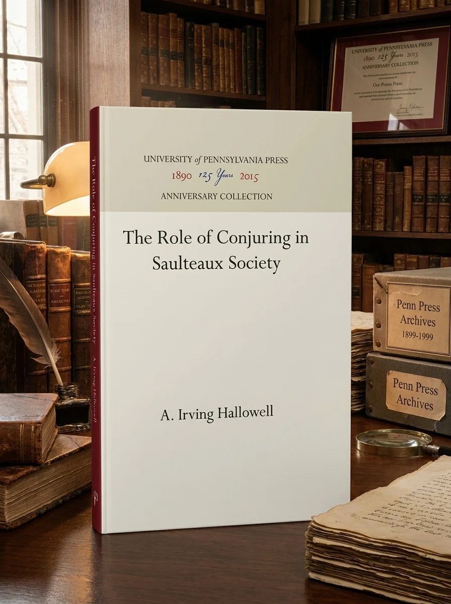 The Role of Conjuring in Saulteaux Society (Reprint 2016) - Ingram Academic Hallowell, A Irving