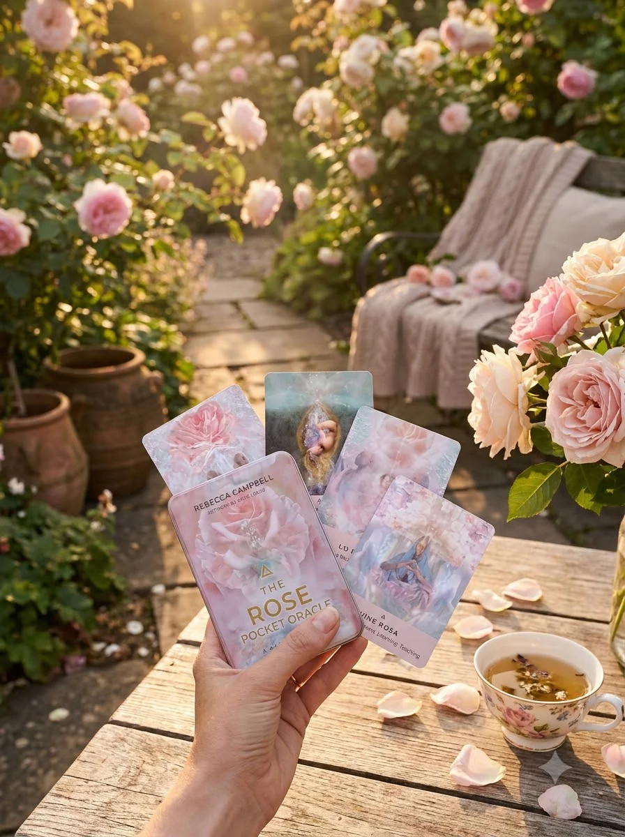 The Rose Pocket Oracle: A 44-Card Deck and Guidebook — photo 2