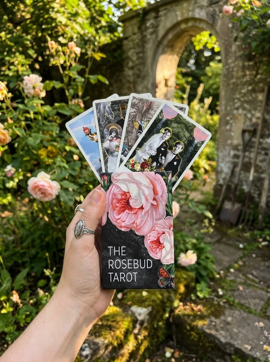 The Rosebud Tarot: An Archetypal Dreamscape (78 Cards and 96 Page Full-Color Guidebook) [With Book(s)] — photo 2