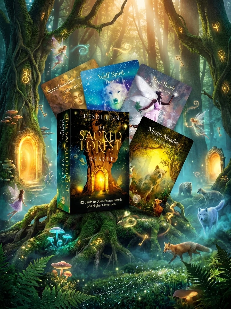 The Sacred Forest Oracle: 52 Cards to Open Energy Portals of a Higher Dimension