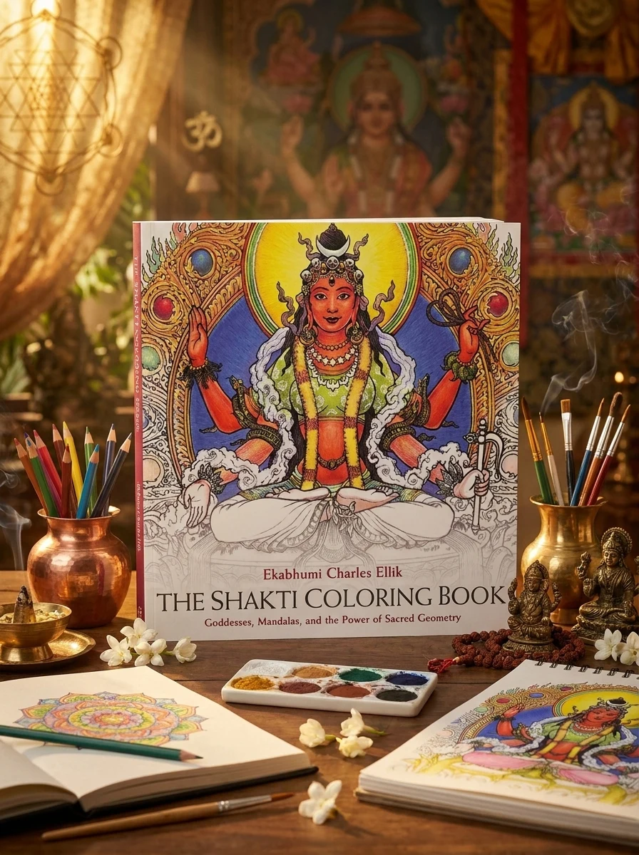 The Shakti Coloring Book: Goddesses, Mandalas, and the Power of Sacred Geometry