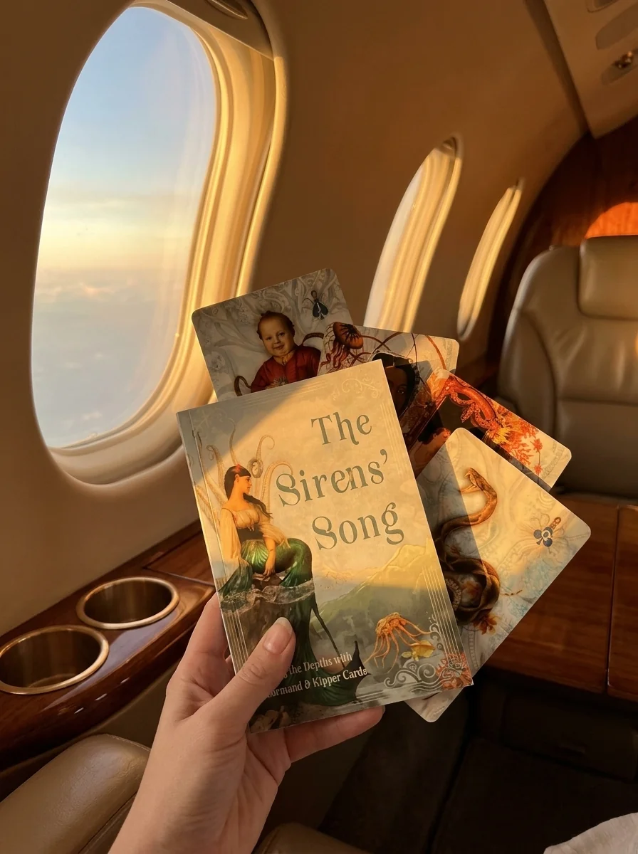 The Sirens' Song: Divining the Depths with Lenormand & Kipper Cards (Includes 40 Lenormand Cards, 38 Kipper Cards & 144-Page Full Color Guidebook) — photo 2