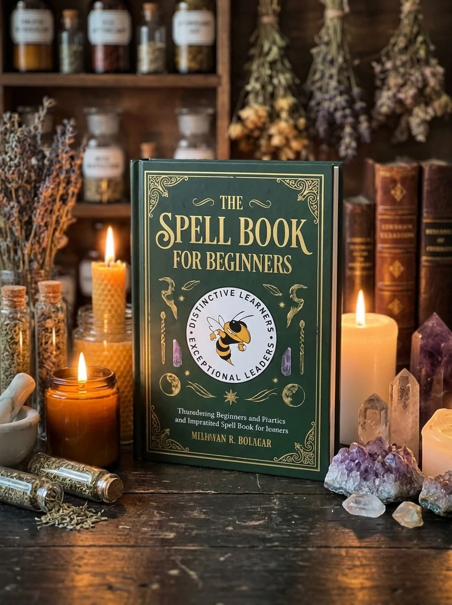 The Spell Book For Beginners: The Complete Guide to Using Candles, Crystals, and Herbs in Over 150 Magic Spells: The Complete Guide to Using Candles, Crys