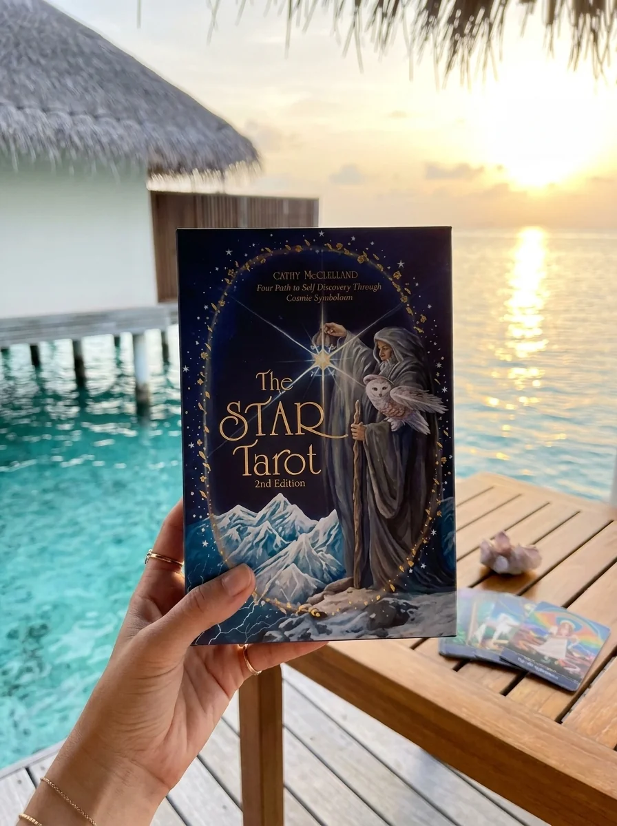The Star Tarot: Your Path to Self-Discovery Through Cosmic Symbolism (Tarot Kit Box Set with 78 Cards and Guide Book) (Edition, Revised and Expanded) — photo 2