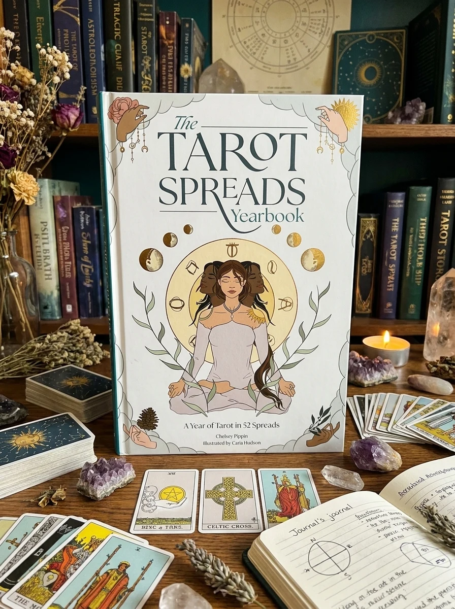 The Tarot Spreads Yearbook: 52 Tarot Spreads for Getting to Know Yourself by Mizzi, Chelsey Pippin