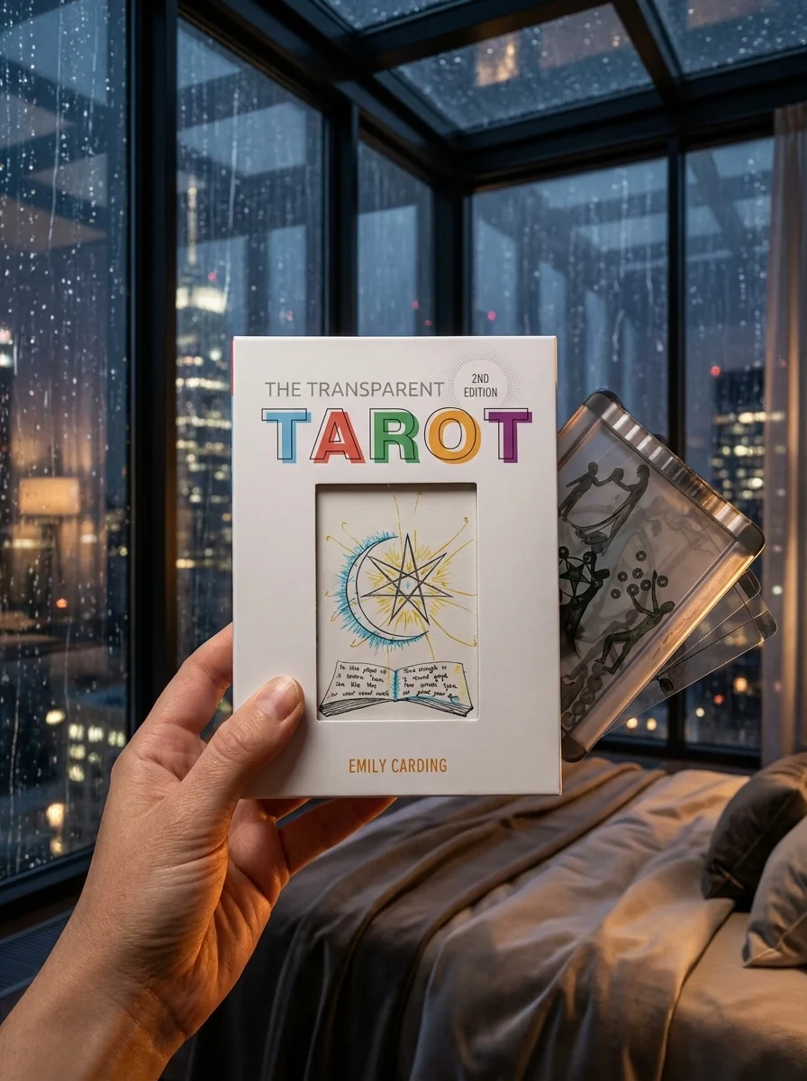 The Transparent Tarot: (2nd Edition, Tarot Kit Box Set with 78 Cards and Guide Book) — photo 2