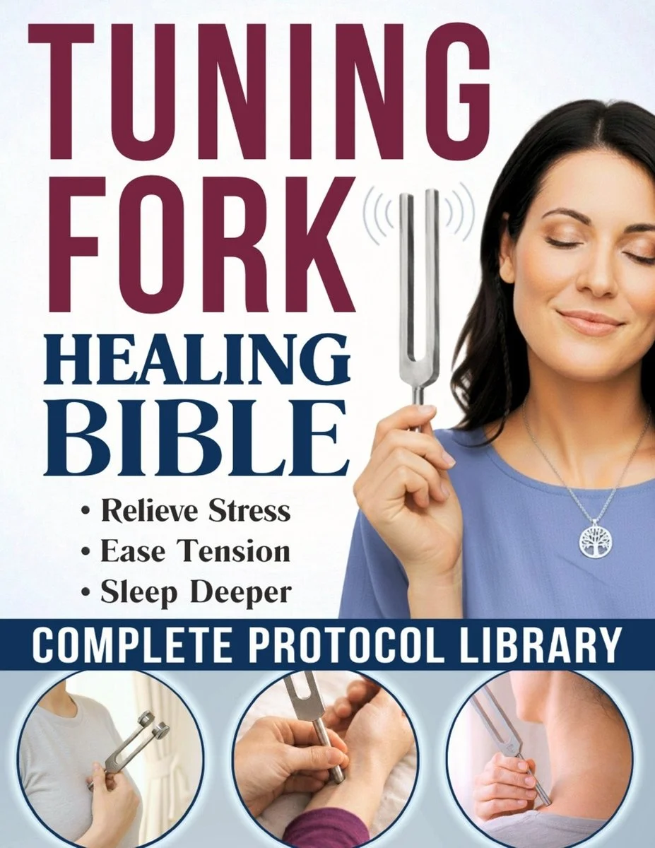 The Tuning Fork Healing Bible: DIY Sound Therapy Guide to Quiet Your Mind and Deeply Relax Your Body in Minutes A Complete Protocol Library, from Simple S — photo 2