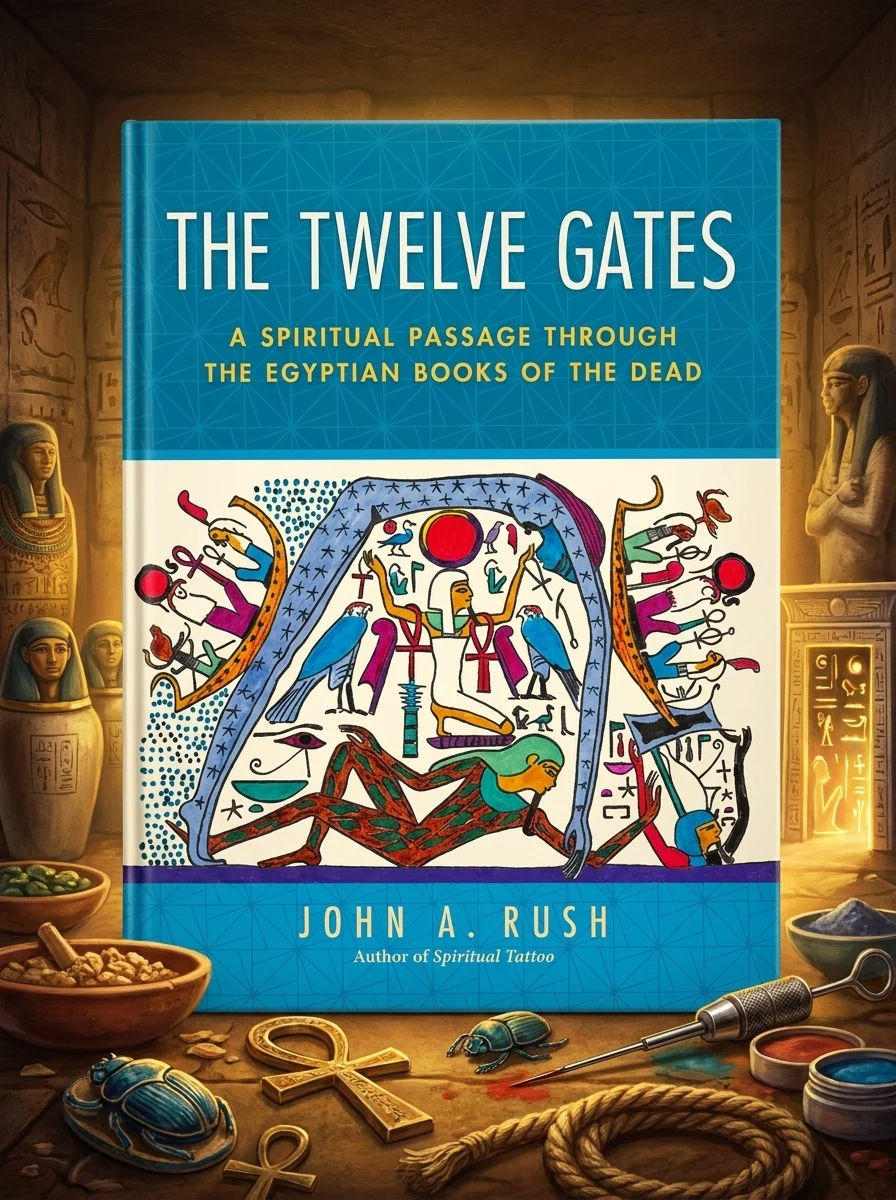 The Twelve Gates: A Spiritual Passage Through the Egyptian Books of the Dead [With Tarot Cards]