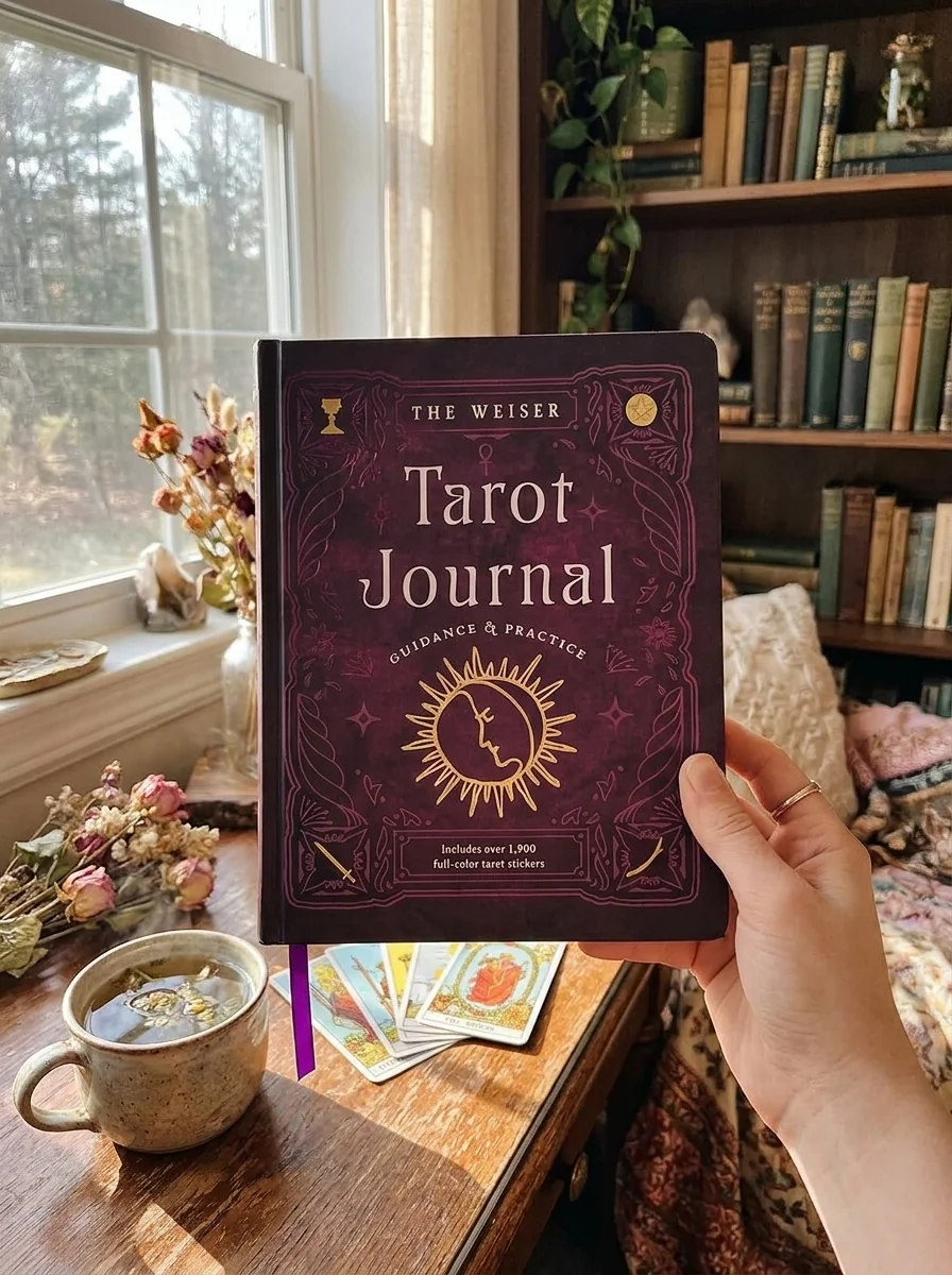 The Weiser Tarot Journal: Guidance and Practice (for Use with Any Tarot Deck--Includes 208 Specially Designed Journal Pages and 1,920 Full-Color Tarot Sti Reed, Theresa — photo 2