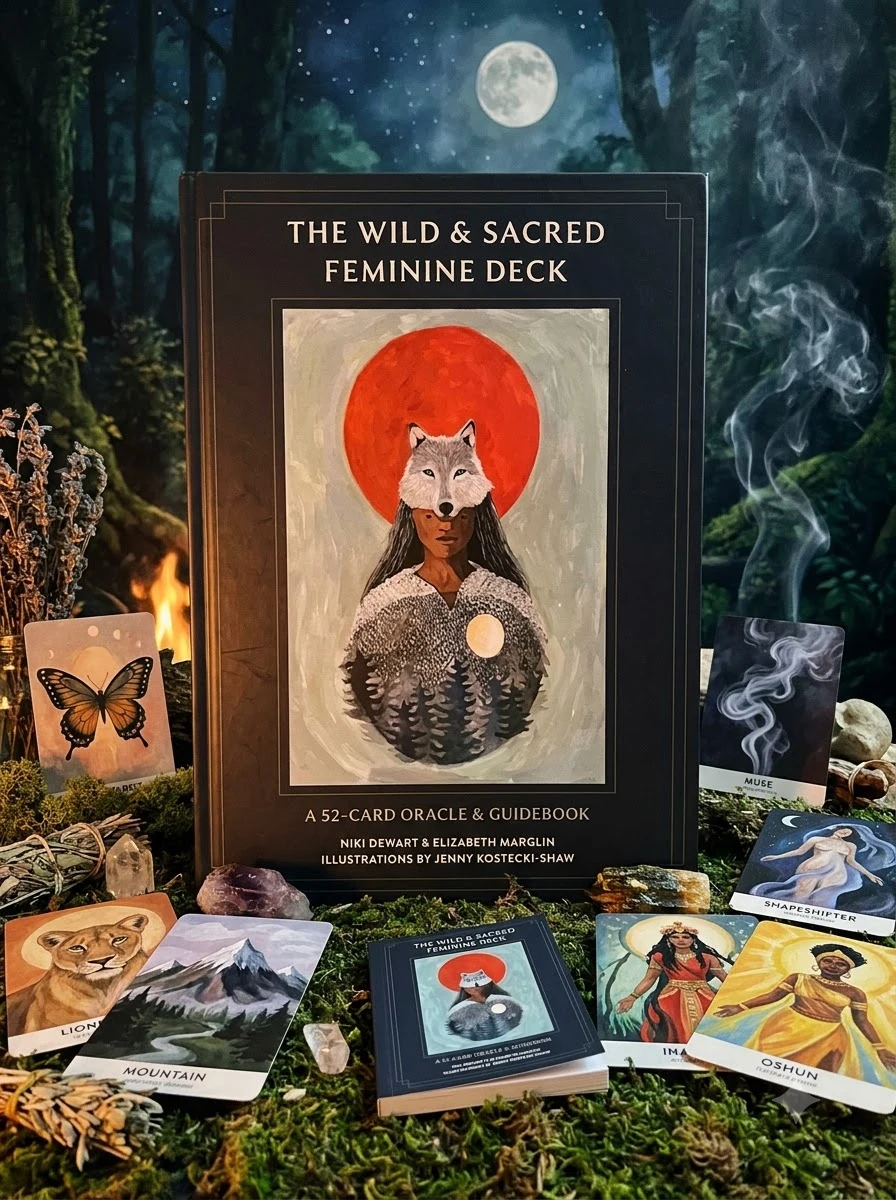 The Wild and Sacred Feminine Deck: A 52-Card Oracle and Guidebook