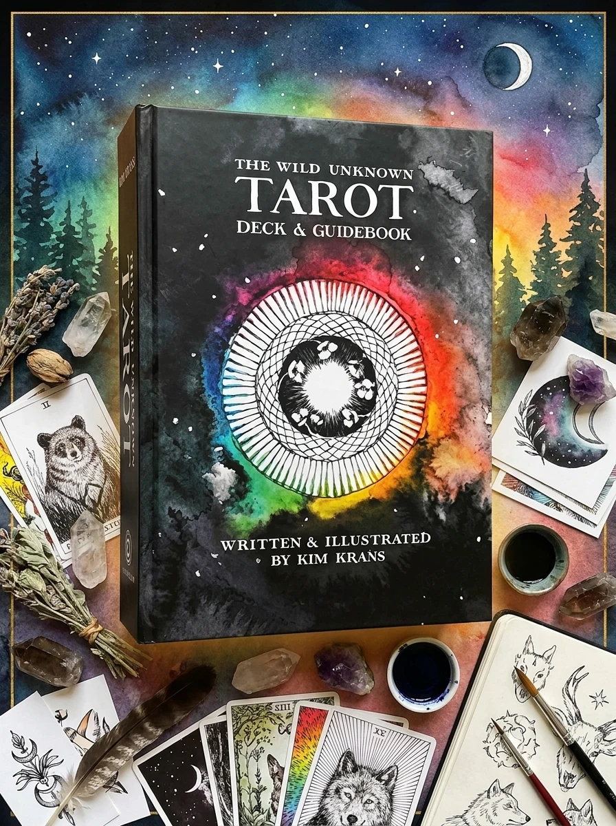 The Wild Unknown Tarot Deck and Guidebook (Official Keepsake Box Set) Krans, Kim