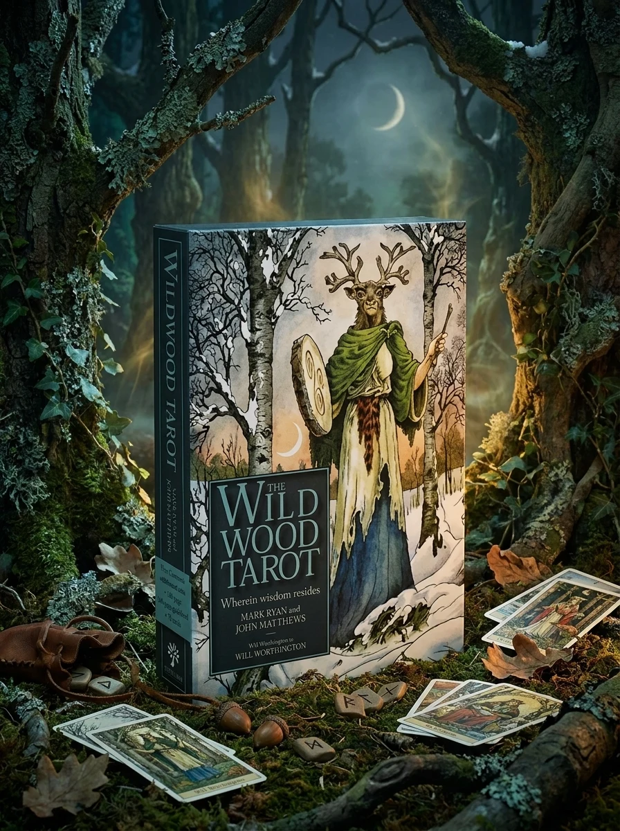 The Wildwood Tarot Deck: Wherein Wisdom Resides [With Booklet] (Co-Edition) Ryan, Mark