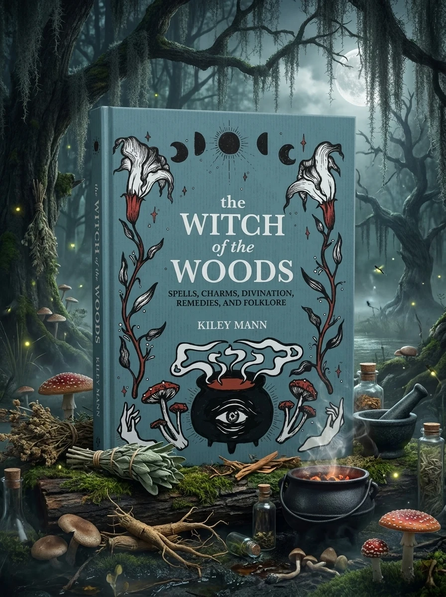 The Witch of the Woods: Spells, Charms, Divination, Remedies, and Folklore by Mann, Kiley