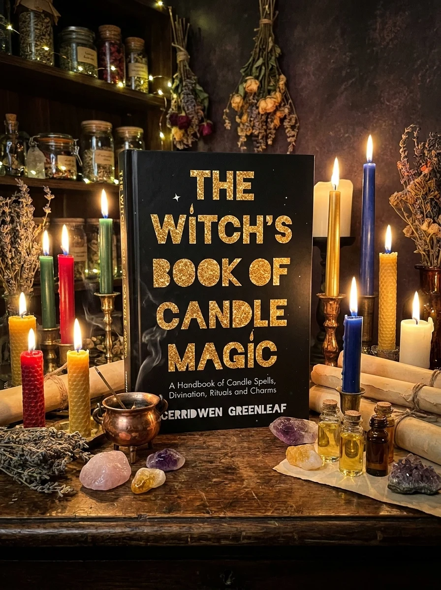 The Witch's Book of Candle Magic: A Handbook of Candle Spells, Divination, Rituals, and Charms (Witchcraft for Beginners, Spell Book, New Age Mysticism)