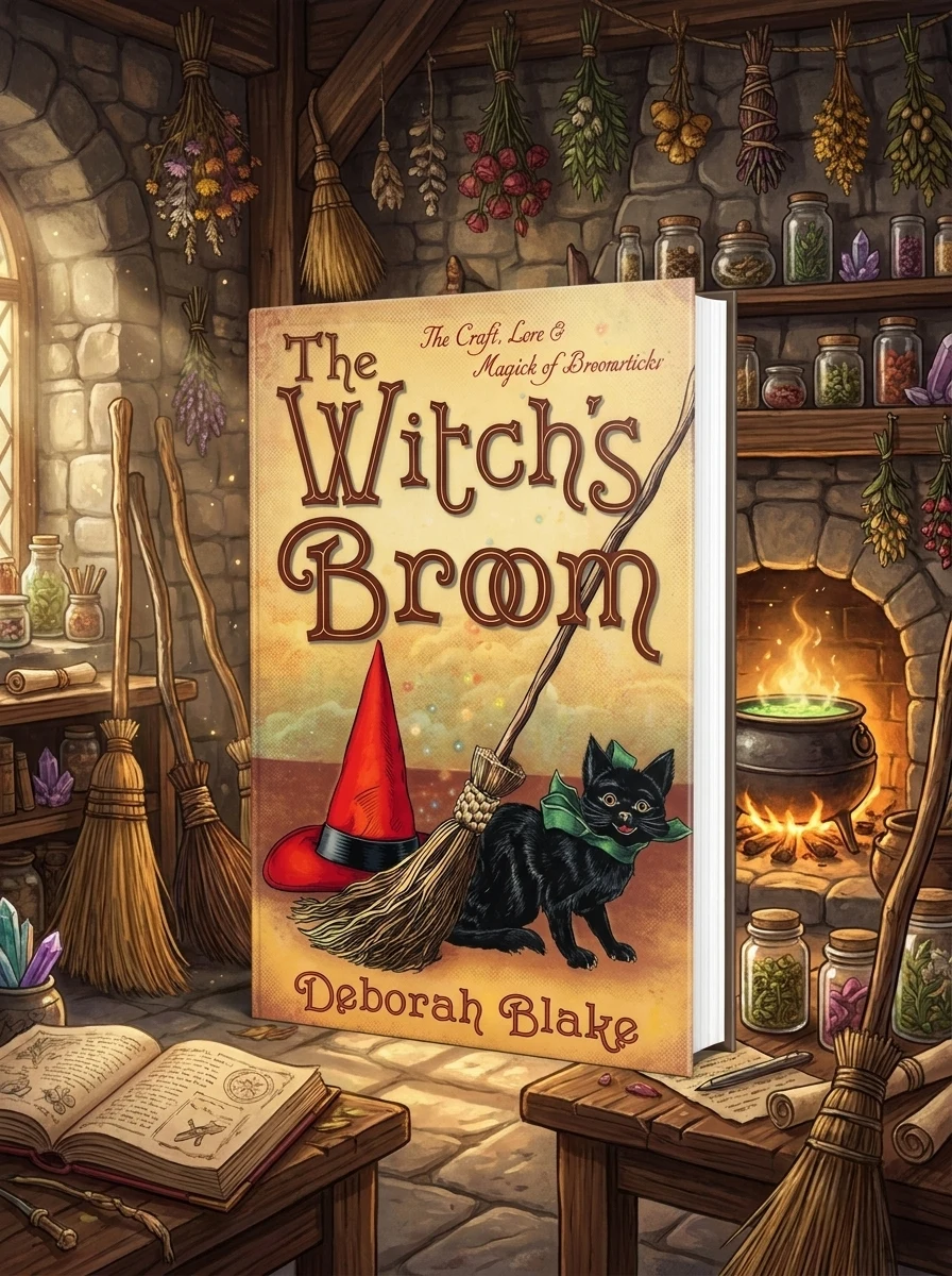 The Witch's Broom: The Craft, Lore & Magick of Broomsticks Blake, Deborah