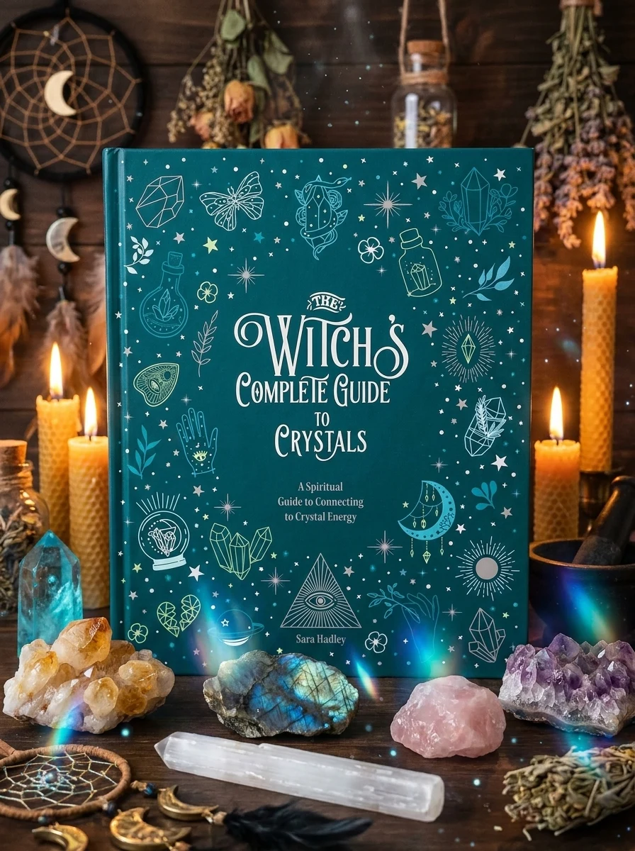 The Witch's Complete Guide to Crystals: A Spiritual Guide to Connecting to Crystal Energy Hadley, Sara
