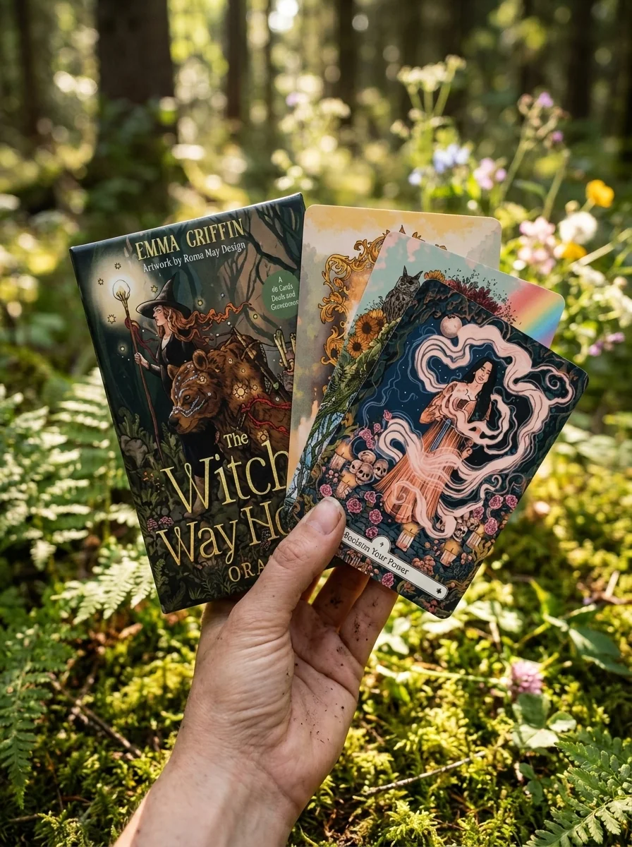 The Witch's Way Home Oracle: A 44-Card Deck and Guidebook — photo 2