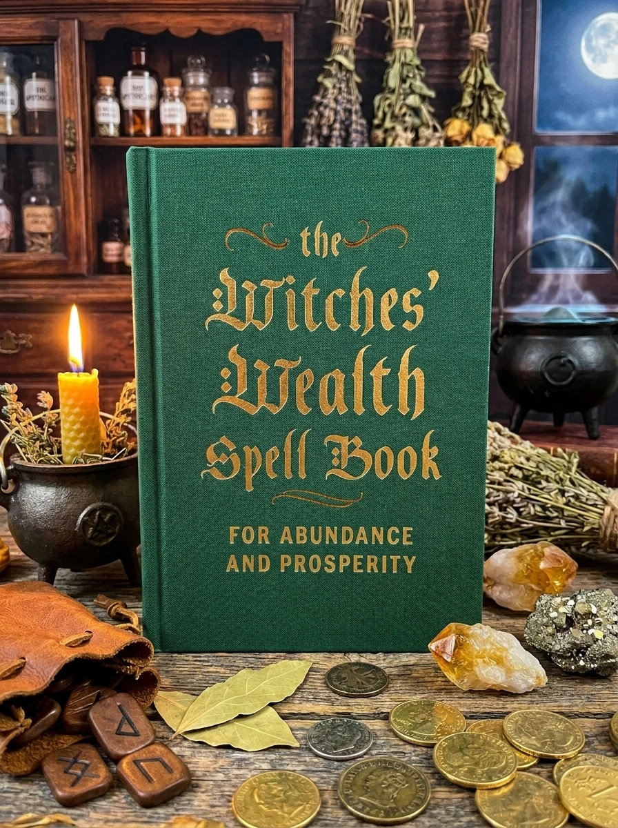The Witches' Wealth Spell Book: For Abundance and Prosperity by Greenleaf, Cerridwen