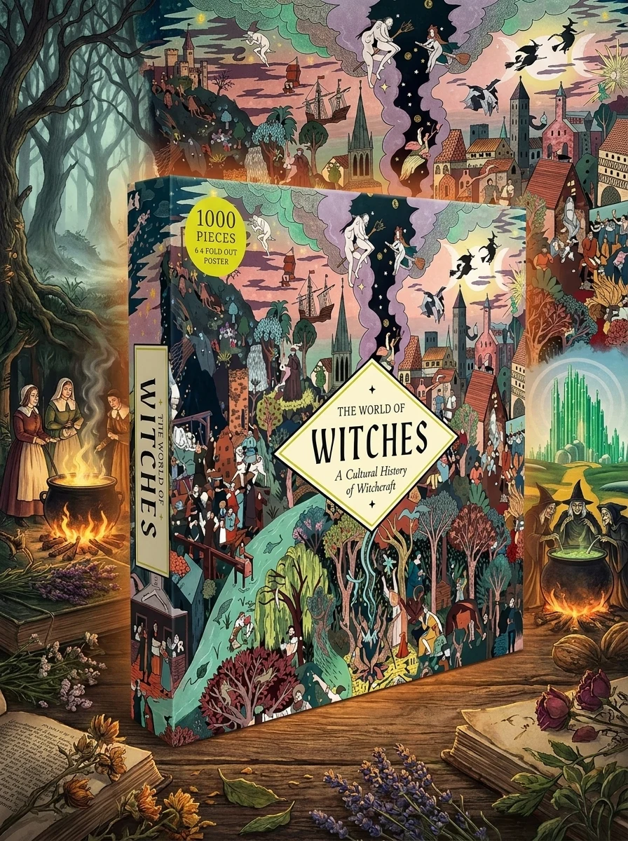 The World of Witches: A Cultural History of Witchcraft in a 1000-Piece Jigsaw Puzzle: A Cultural History of Witchcraft