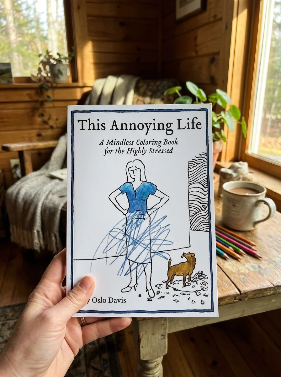 This Annoying Life: A Mindless Coloring Book for the Highly Stressed Davis, Oslo — photo 2