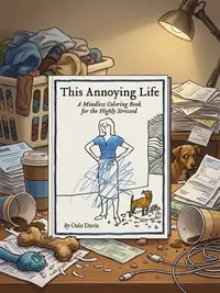 This Annoying Life: A Mindless Coloring Book for the Highly Stressed Davis, Oslo — photo 1