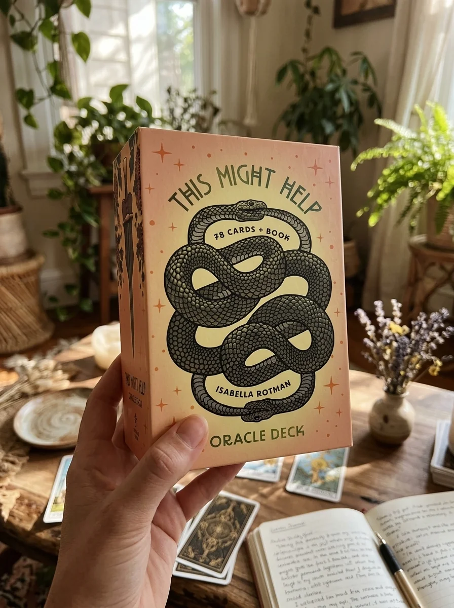 This Might Help Oracle Deck: A 78-Card Deck and Guidebook — photo 2