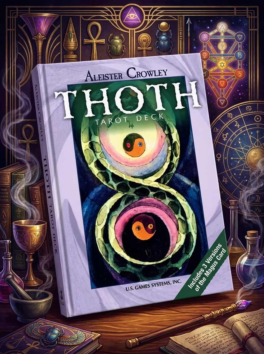 Thoth Tarot Deck: 78-Card Tarot Deck by Crowley, Aleister