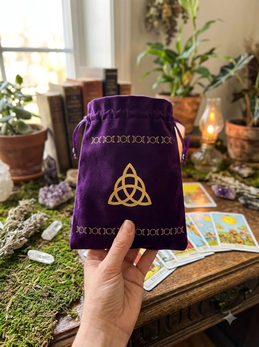 Triple Goddess Velvet Tarot Bag Lo Scarabeo — photo 2