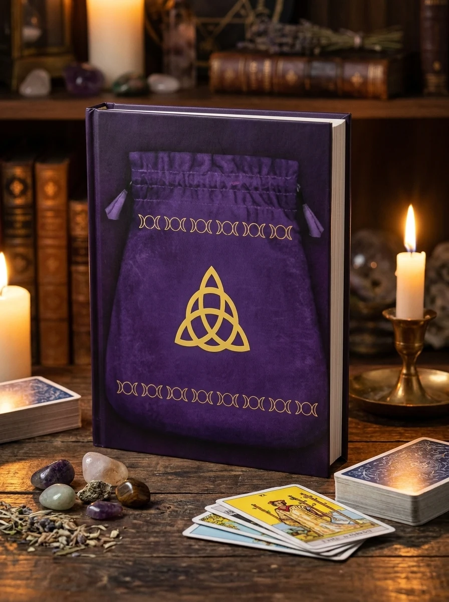 Triple Goddess Velvet Tarot Bag Lo Scarabeo