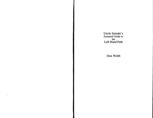 Uncle Setnakt's Essential Guide to the Left Hand Path
