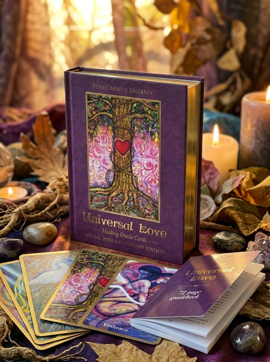 Universal Love Healing Oracle Cards: Special 20th Anniversary Edition
