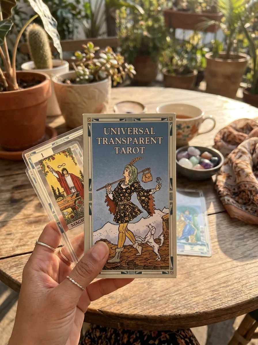 Universal Tarot Transparent Deck Lo Scarabeo — photo 2