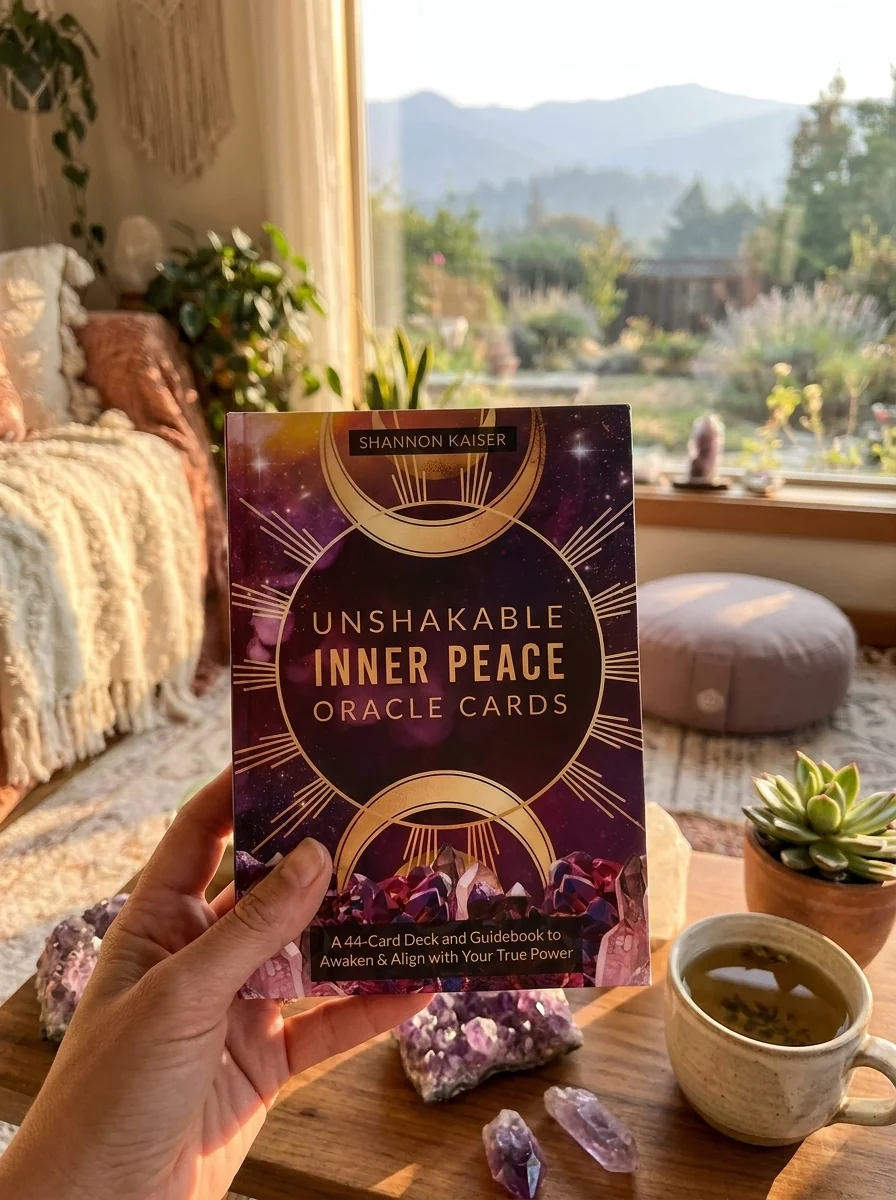Unshakable Inner Peace Oracle Cards: A 44-Card Deck and Guidebook to Awaken & Align with Your True Power — photo 2