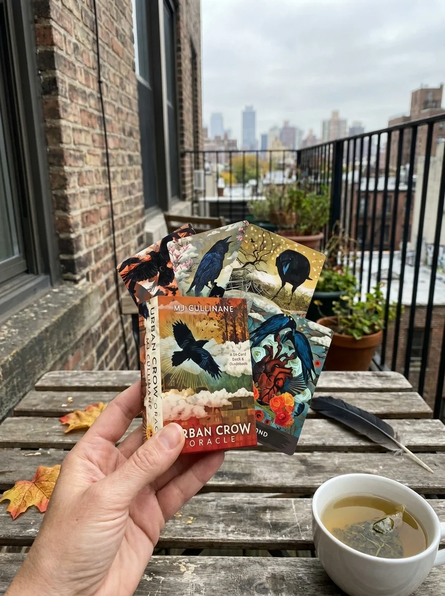 Urban Crow Oracle: A 54-Card Deck and Guidebook — photo 2
