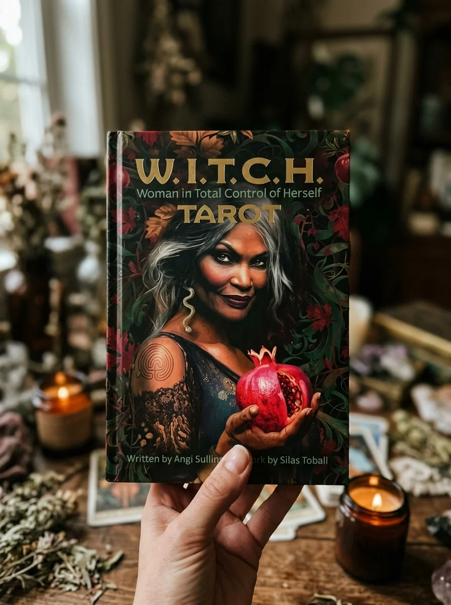 W.I.T.C.H. Tarot: Woman in Total Control of Herself, Feminine Empowerment Tarot Cards for Witches, Gold Gilt-Edged Deck, 208-Page Illustrated Guideboo — photo 2