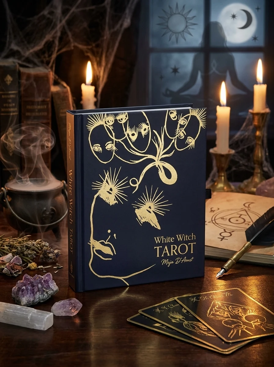 White Witch Tarot: (Tarot Kit Box Set with 22 Cards and Guide Book)