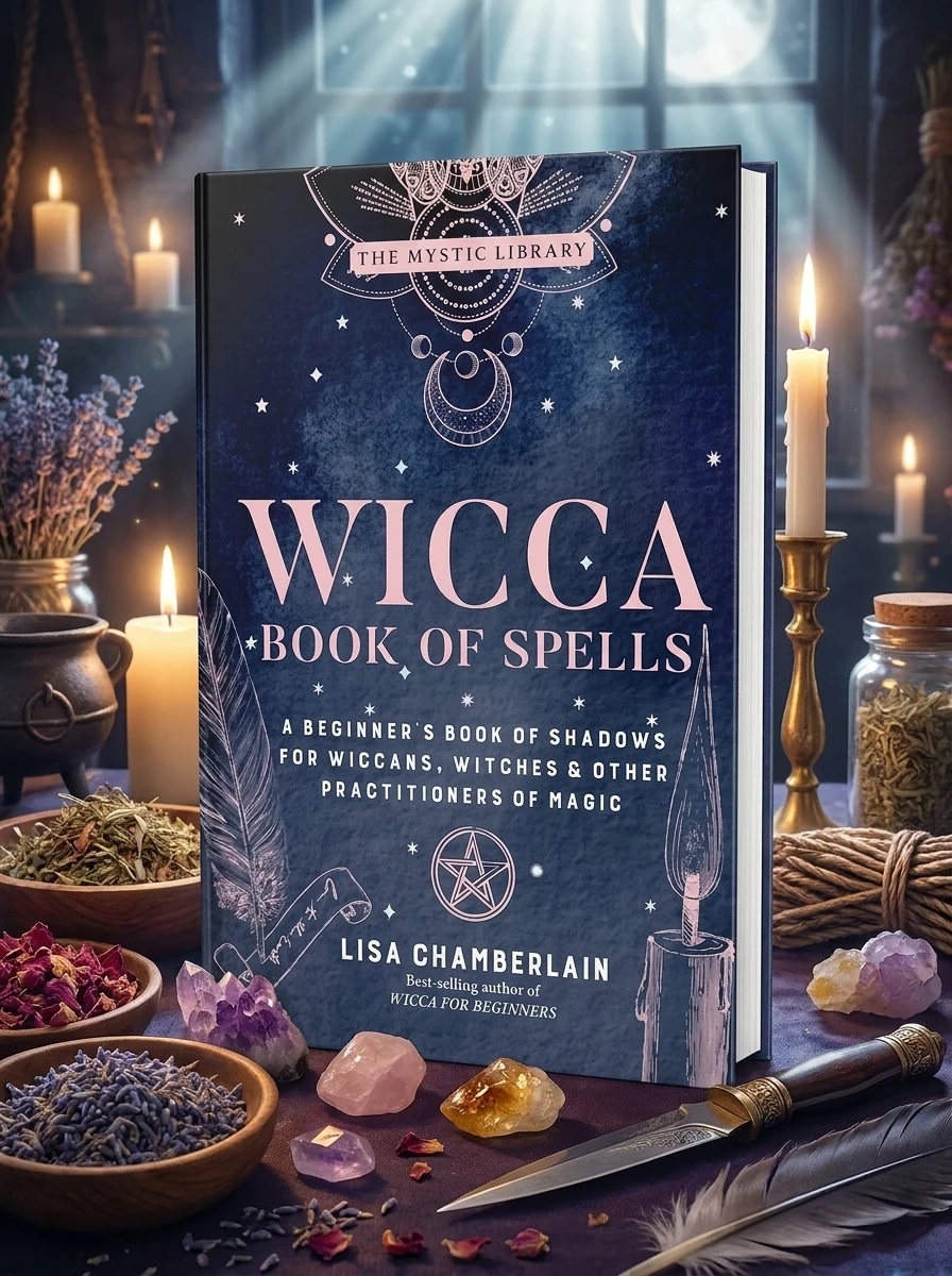 Wicca Book of Spells: A Beginner's Book of Shadows for Wiccans, Witches & Other Practitioners of Magic Chamberlain, Lisa