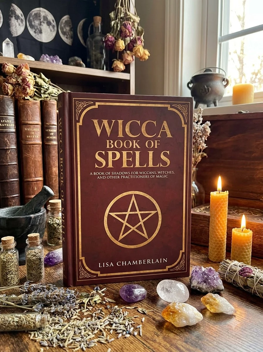 Wicca Book of Spells: A Book of Shadows for Wiccans, Witches, and Other Practitioners of Magic Chamberlain, Lisa