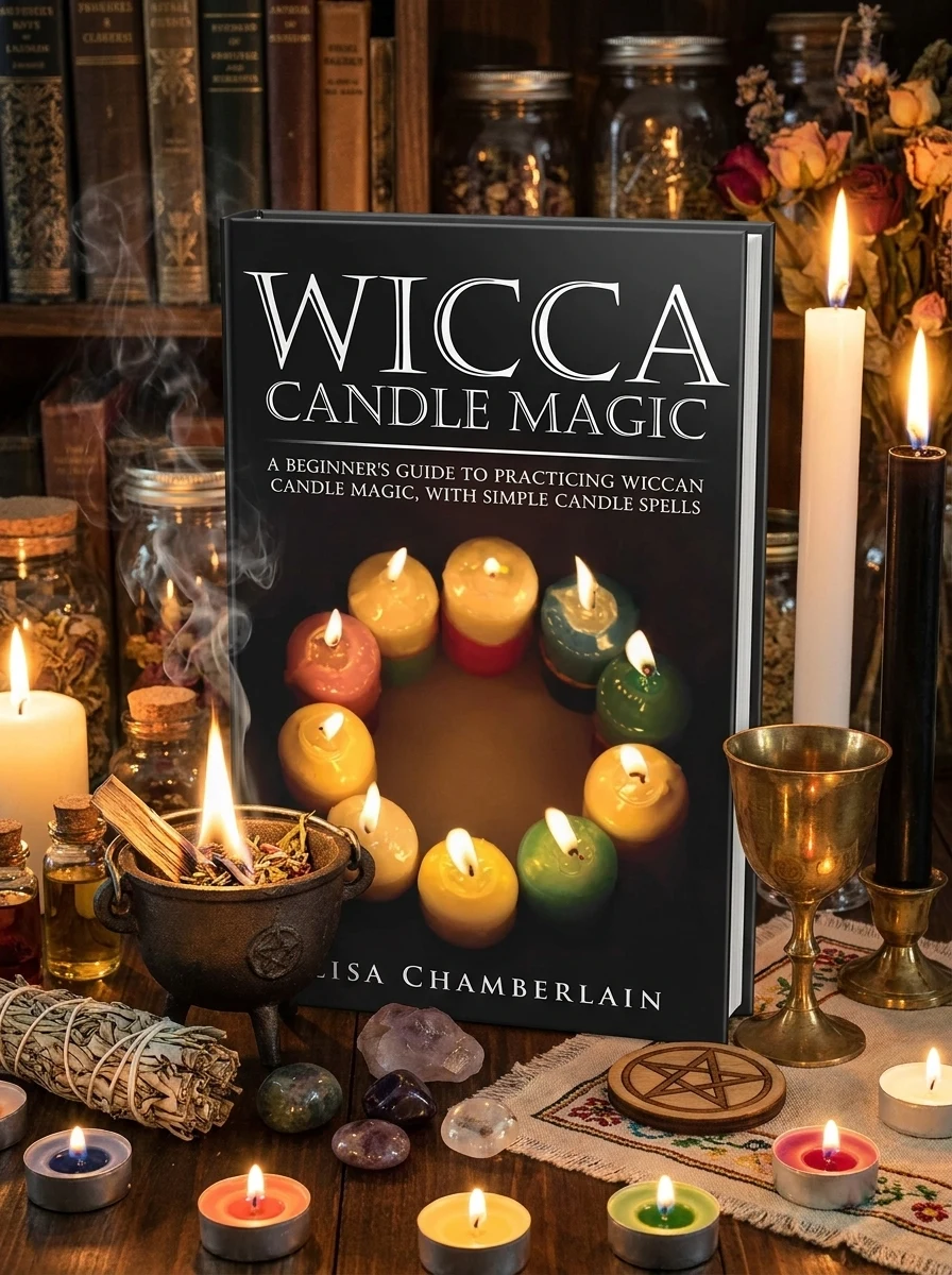 Wicca Candle Magic: A Beginner's Guide to Practicing Wiccan Candle Magic, with Simple Candle Spells Chamberlain, Lisa