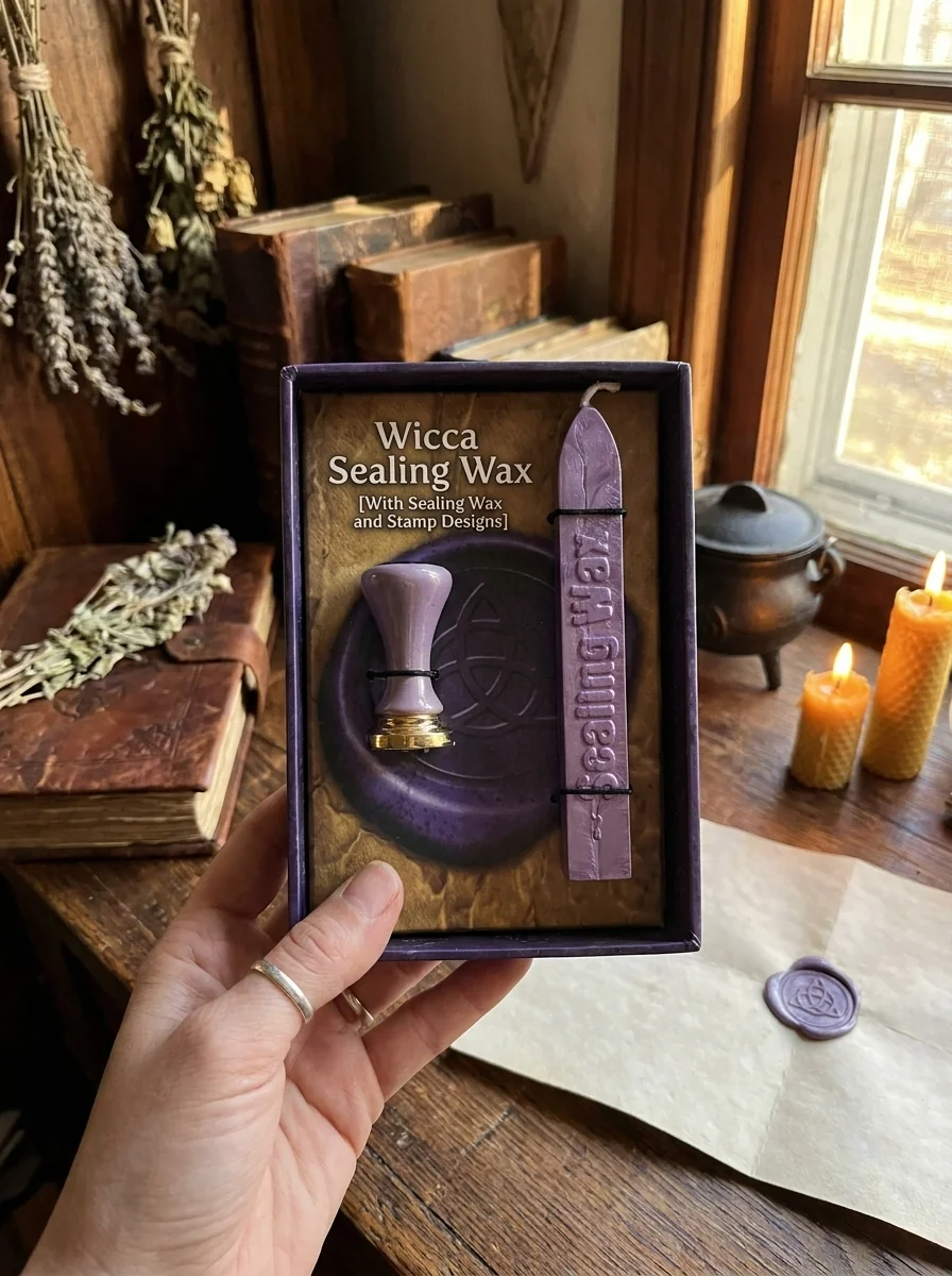 Wicca Sealing Wax [With Sealing Wax and Stamp Designs] Lo Scarabeo — photo 2