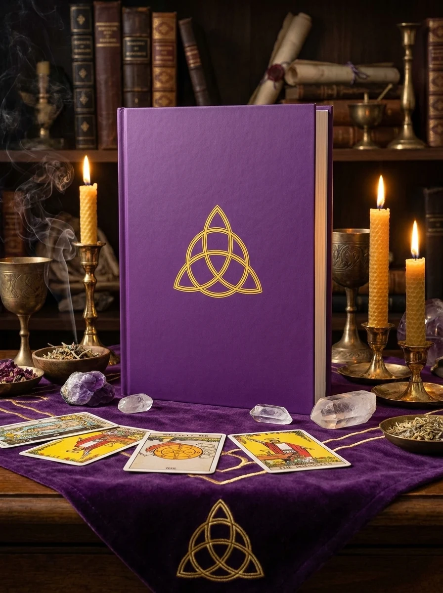 Wicca Velvet Cloth Lo Scarabeo
