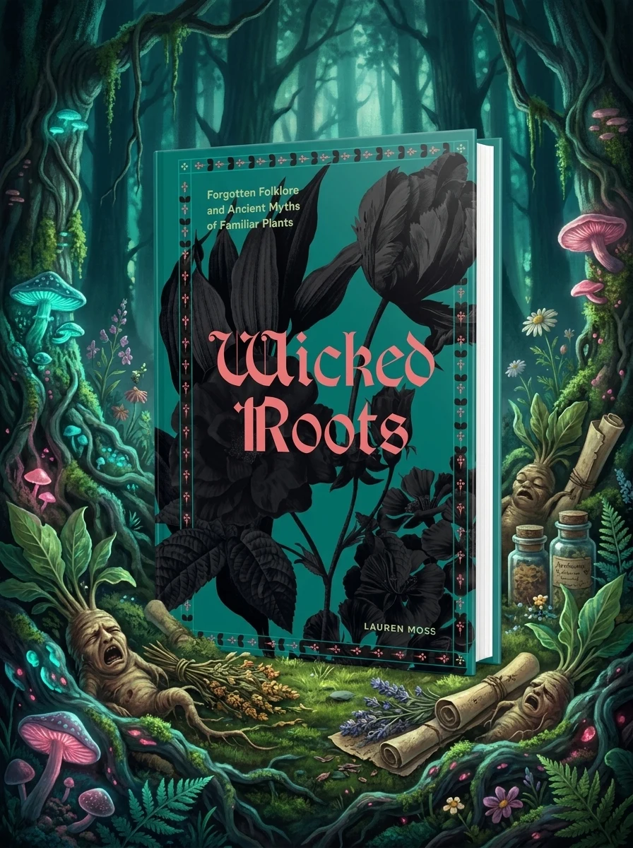 Wicked Roots: Forgotten Folklore and Ancient Myths of Familiar Plants by Moss, Lauren