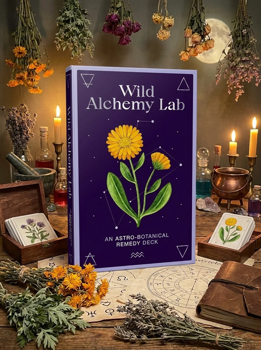 Wild Alchemy Lab: An Astro-Botanical Remedy Deck