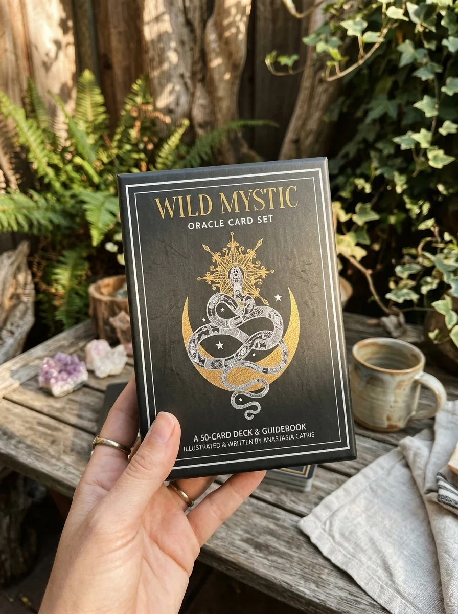 Wild Mystic Oracle Card Deck: A 50-Card Deck and Guidebook — photo 2