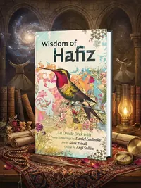 Wisdom of Hafiz Oracle: 45 Gold Gilt-Edged Cards with Matte Finish, Ancient Persian-Inspired Artwork, Poetry by Daniel Ladinksy, 104-Page Full-Color G — photo 1