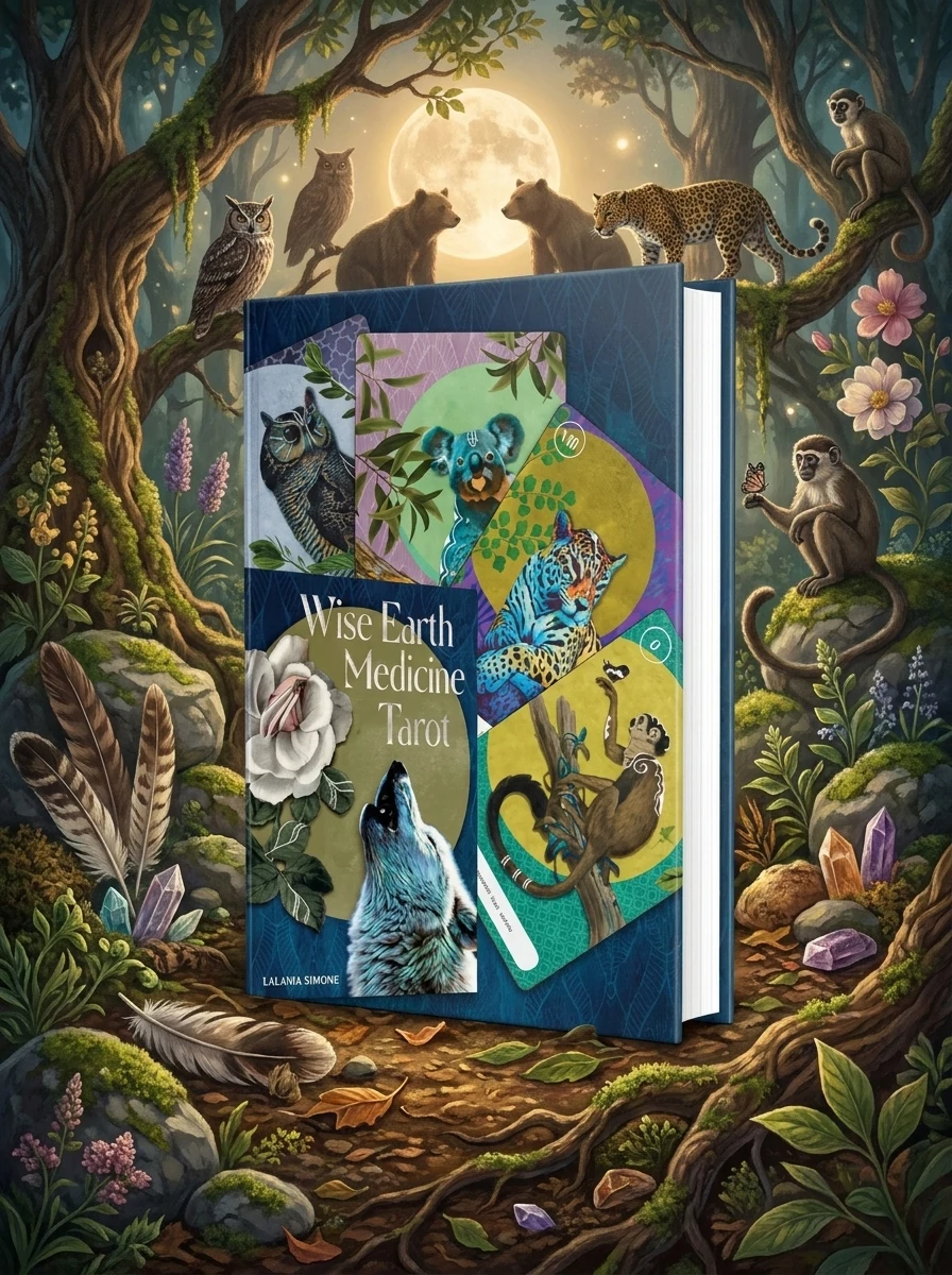 Wise Earth Medicine Tarot: (78 Full-Color Cards and 96-Page Full-Color Guidebook)