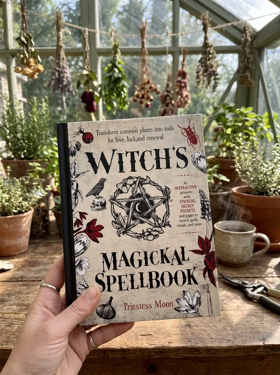 Witch's Magickal Spellbook: Transform Common Plants Into Tools for Love, Luck and Renewal — photo 2