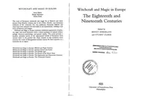 Witchcraft and Magic in Europe, Volume 5: The Eighteenth and Nineteenth Centuries - Ingram Academic Ankarloo, Bengt — photo 2